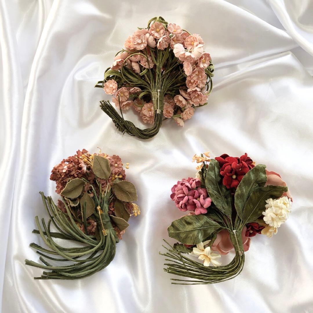 美品】ピンクハウス カネコイサオ 5点セット 造花コサージュ フラワー