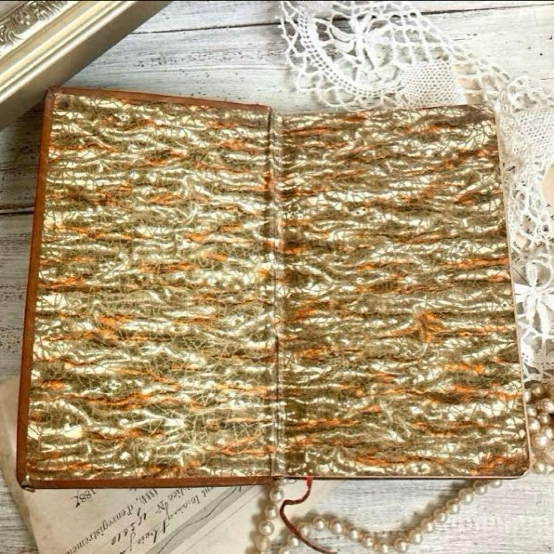 フランスアンティーク雑貨 ノートルダム革張り典礼書 ミゼル祈祷書聖書