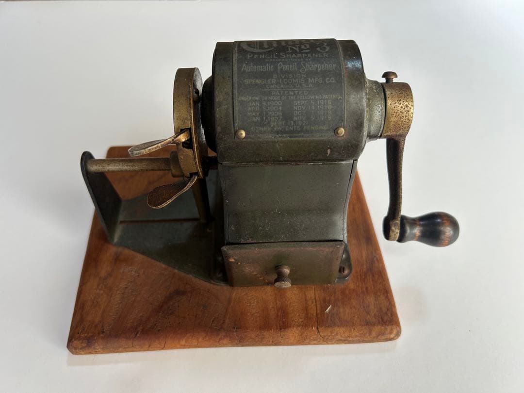 アンティーク 鉛筆削り Climax No.3 VIDEO* Rare Antique Climax No. 3 Pencil Sharpener Made In USA | eBay