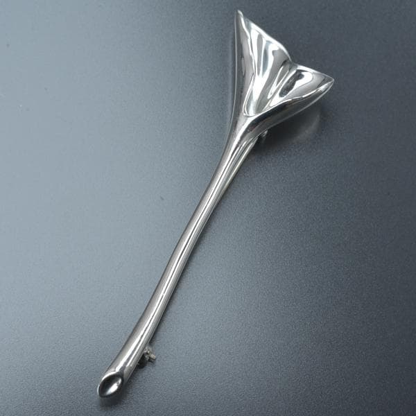 新品仕上げ◇ティファニー イチョウ ブローチ SV925 シルバー 磨き済