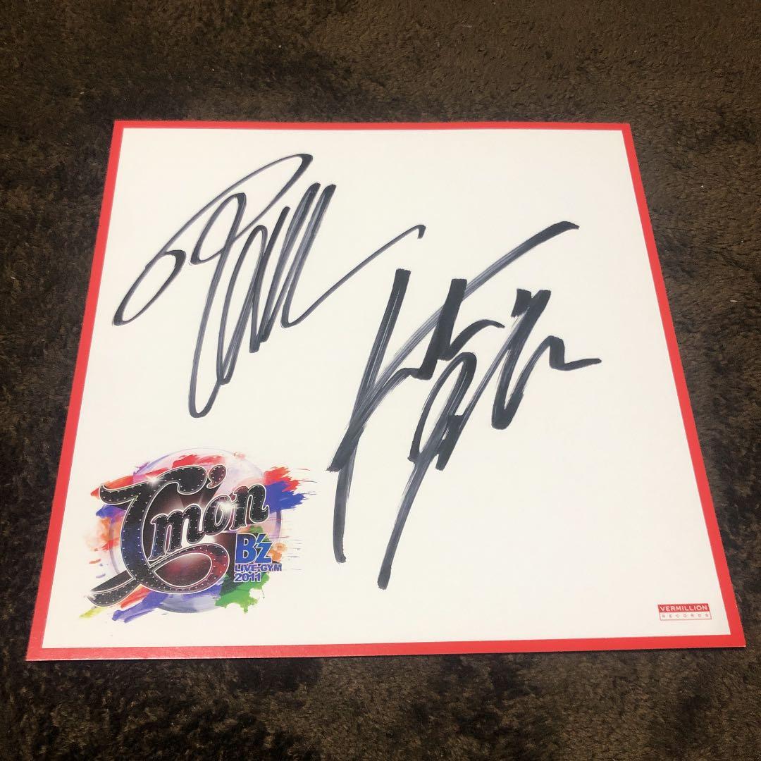 直筆サイン色紙 稲葉浩志、松本孝弘 - メルカリ