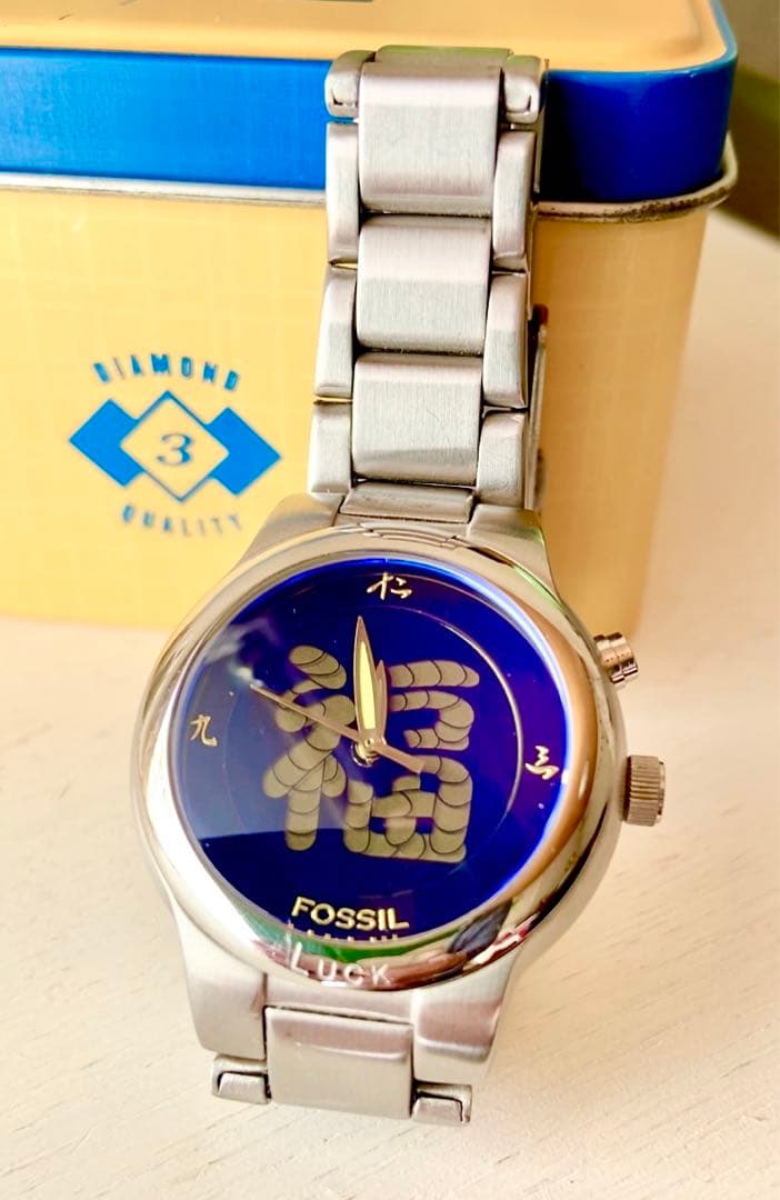 FOSSIL 腕時計 レア限定品 big tic watch 福 フォッシル - メルカリ