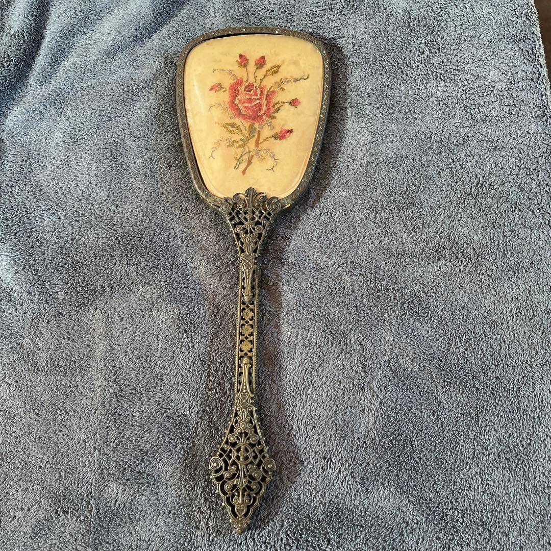 アンティーク ミラー フランス製 フレンチミラー.Black7 フランスアンティーク家具 アンティークミラー 鏡