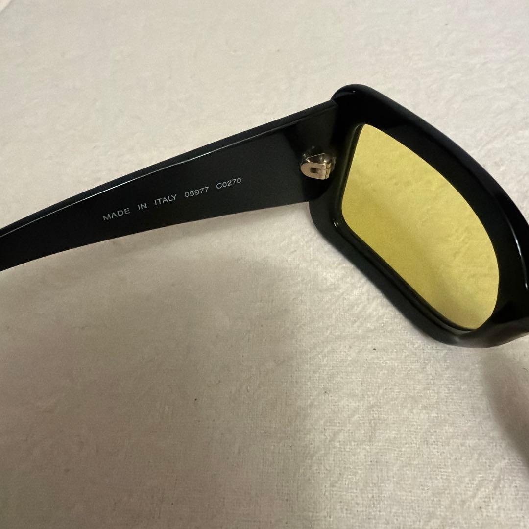 美品 CHANEL サングラス ココマーク ブラック イエローレンズ ケース付