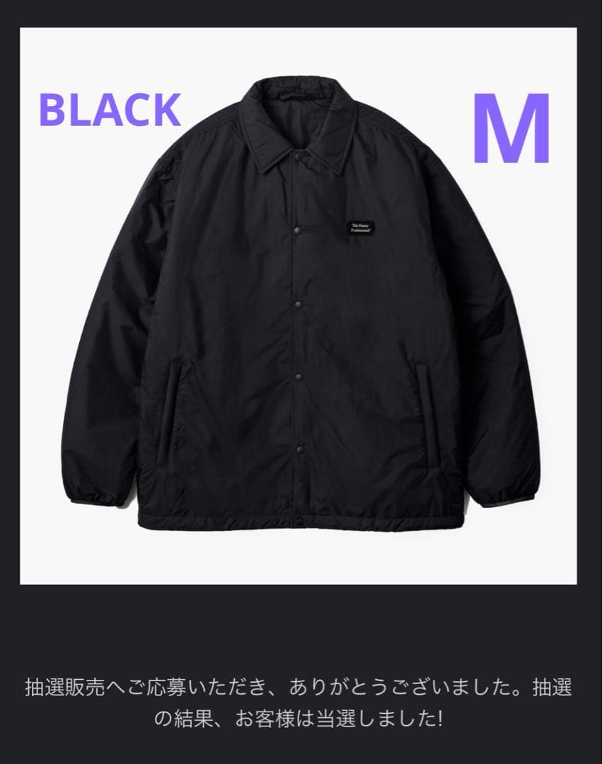 さ*や様 【新品・未使用】ENNOY コーチジャケット 黒 - メルカリ