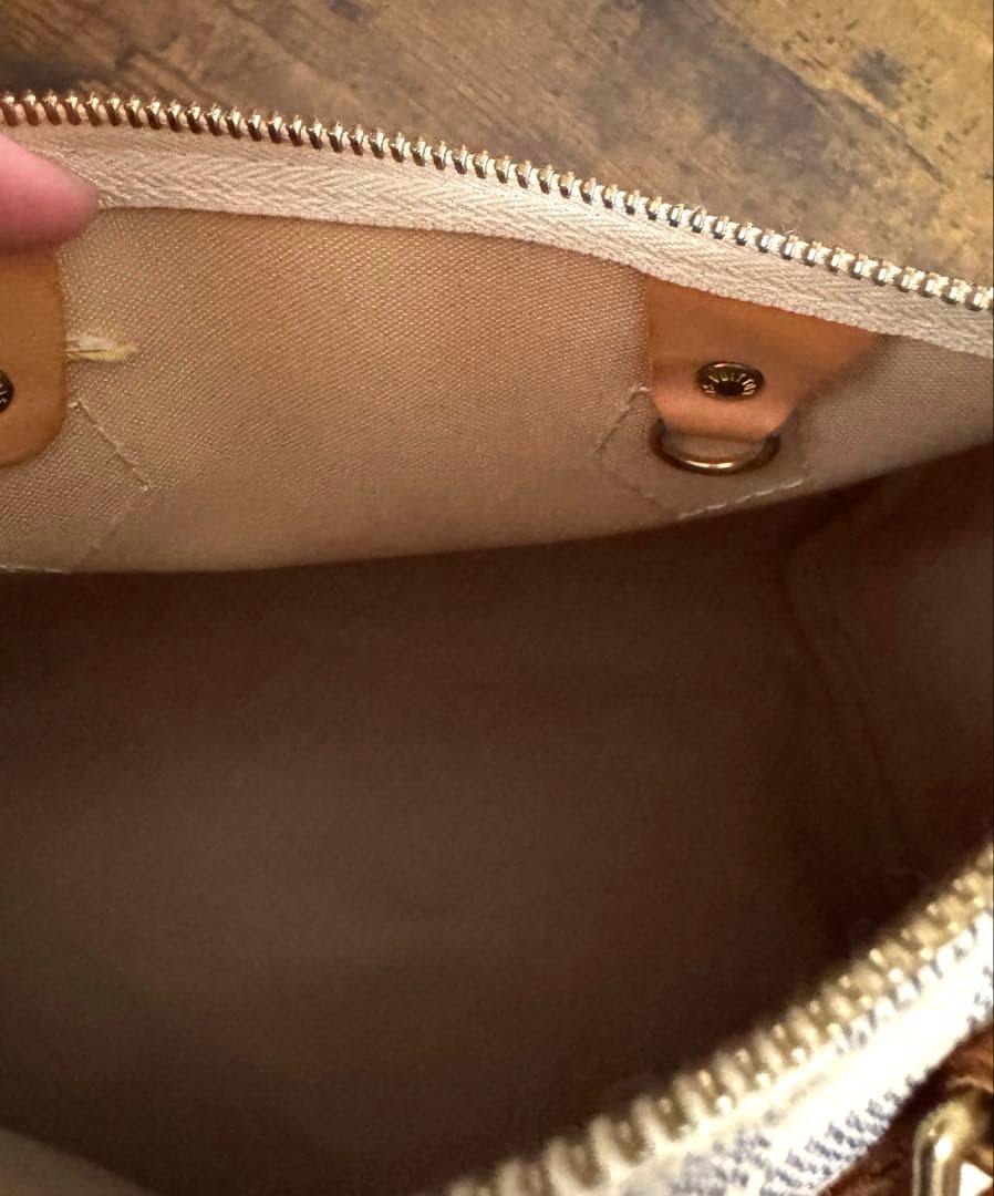 ルイヴィトン スピーディ25 ダミエ アズール N41534 巾着袋付き - メルカリ