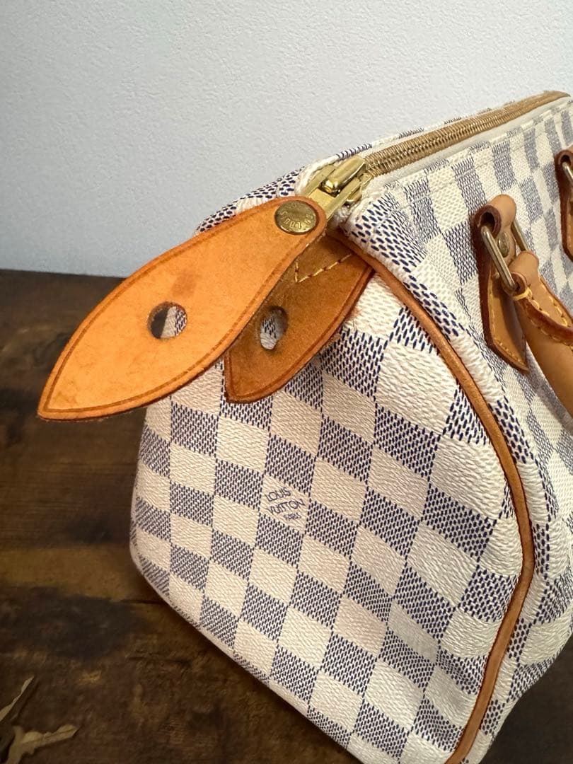 ルイヴィトン スピーディ25 ダミエ アズール N41534 巾着袋付き - メルカリ
