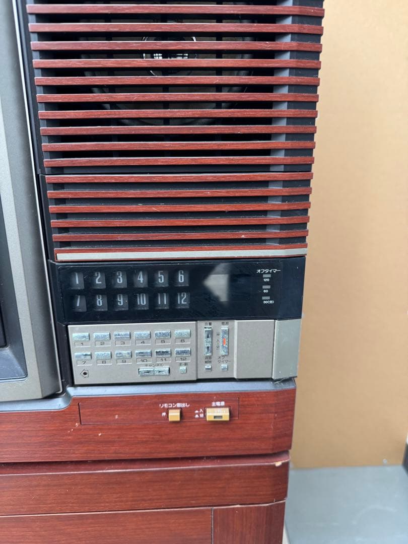 Victor ブラウン管テレビ 木製キャビネット - メルカリ