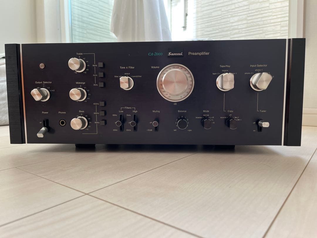 Sansui CA-2000 プリアンプ 本体 Vintage Sansui CA-2000 // Solid-State Preamplifier – AURAL HiFi