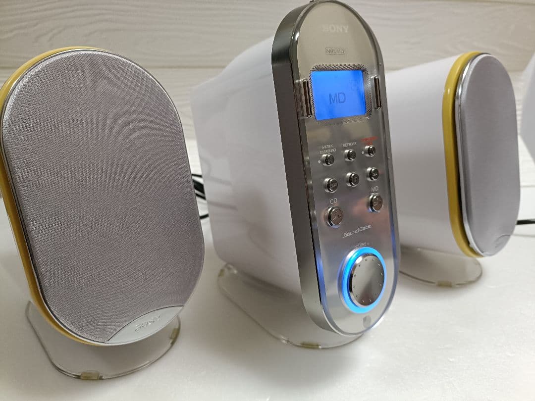 リモコン付】SONY LAM-Z03 デスクトップオーディオ CD＆MD | 激安