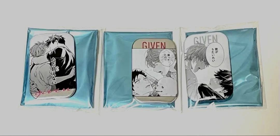 ギヴン ギヴン展 推しカプ缶バッジ 真冬 立夏 りつまふ - メルカリ