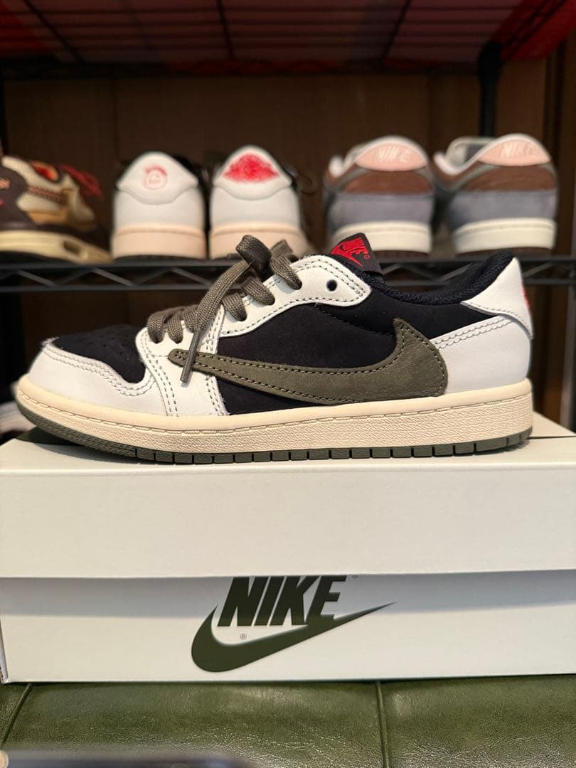 ナイキ　エアジョーダン1 トラヴィススコット　20cm NIKE X TRAVIS SCOTT AIR JORDAN 1 LOW GOLF NRG - Spyder｜セレクト