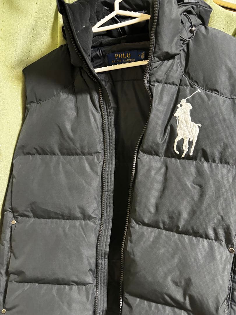 POLO RALPH LAUREN ラルフローレン　ダウンベスト　ビックポニーM 古着 ラルフローレン Ralph Lauren POLO by Ralph Lauren ビッグポニー