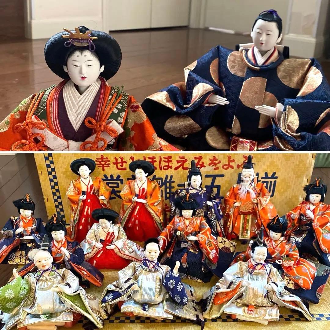 雛人形 十五人揃え 段飾り 昭和45年 昭和 昭和レトロ ひな祭り
