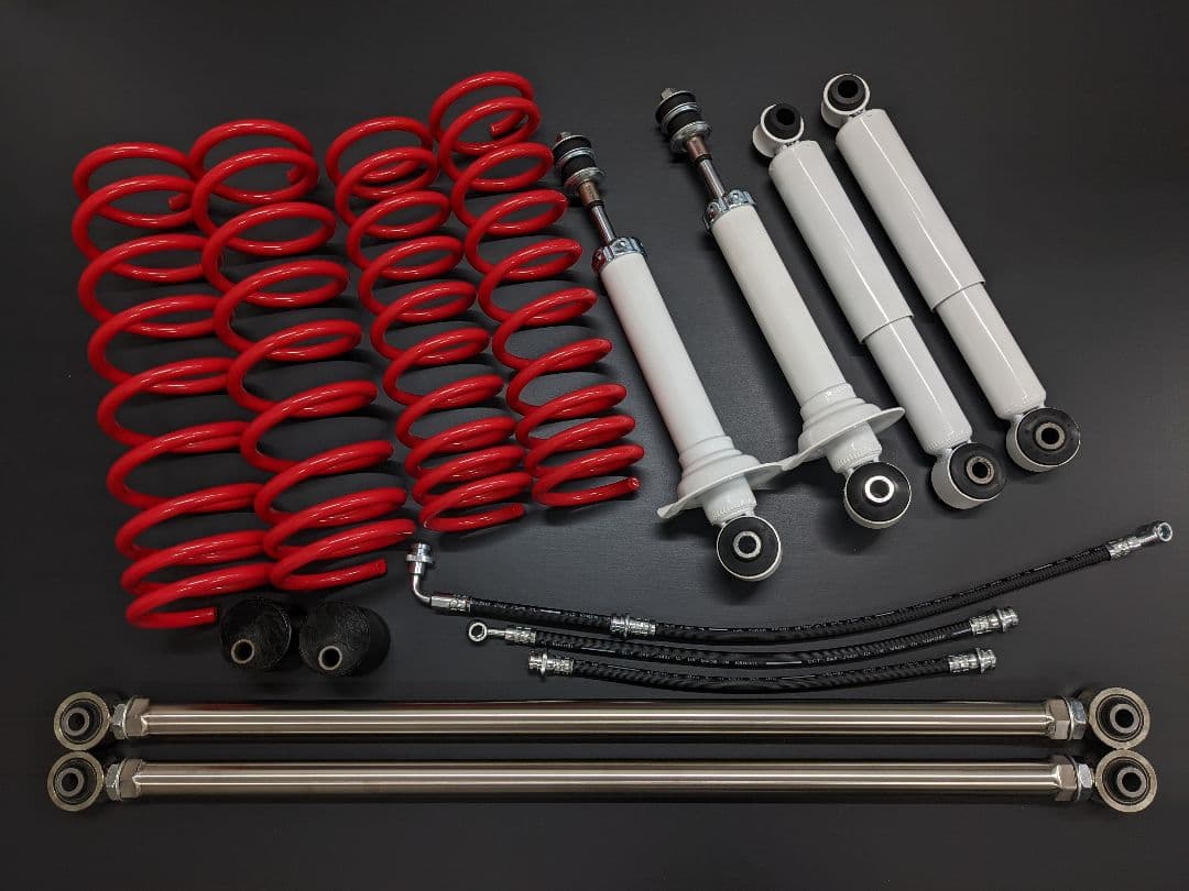 ジムニーJA22/JA12サスペンションセット2インチUP リフトアップキット