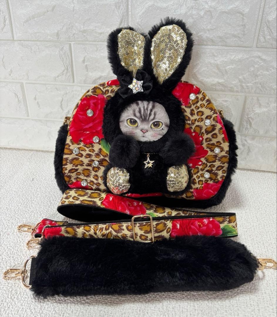 ゆ*ら様 コヤンイサムチョン ハンドメイド ファーショルダーバッグ