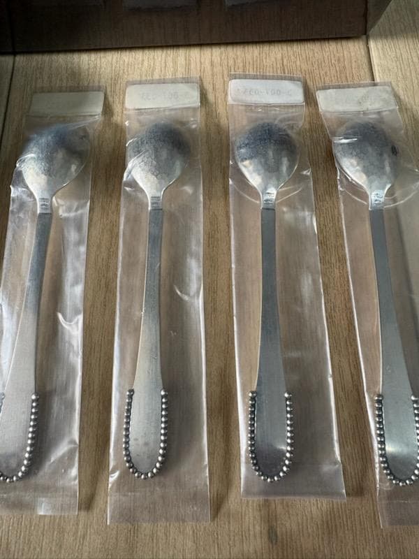 未開封】GEORG JENSEN ジョージジェンセン ティスプーン 4本セット