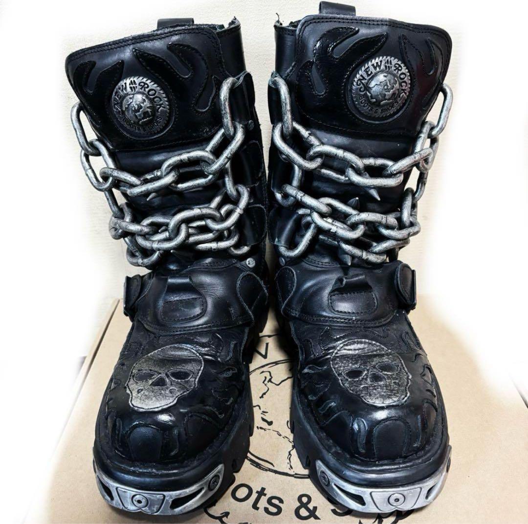 ニューロック チェーンブーツ - メルカリ