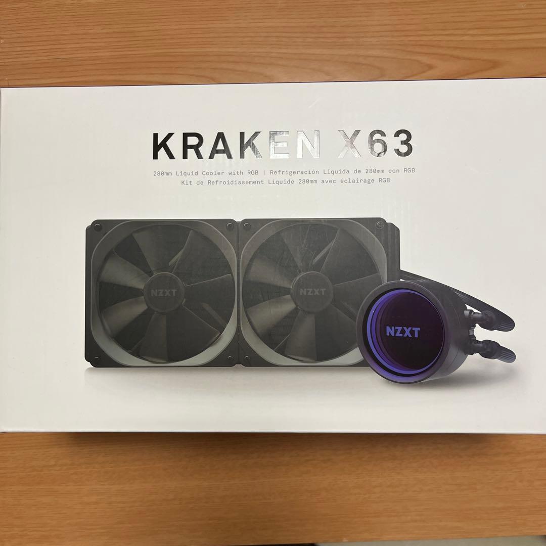 NZXT KRAKEN X63 280mm液体クーラー Amazon.com: NZXT Kraken X63 RGB Black - All-in-One RGB CPU Liquid