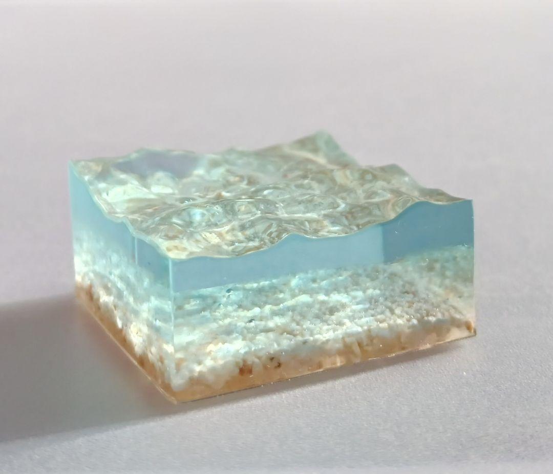 海のかけら No.3071 】エポキシレジン オーシャンアート レジンアート