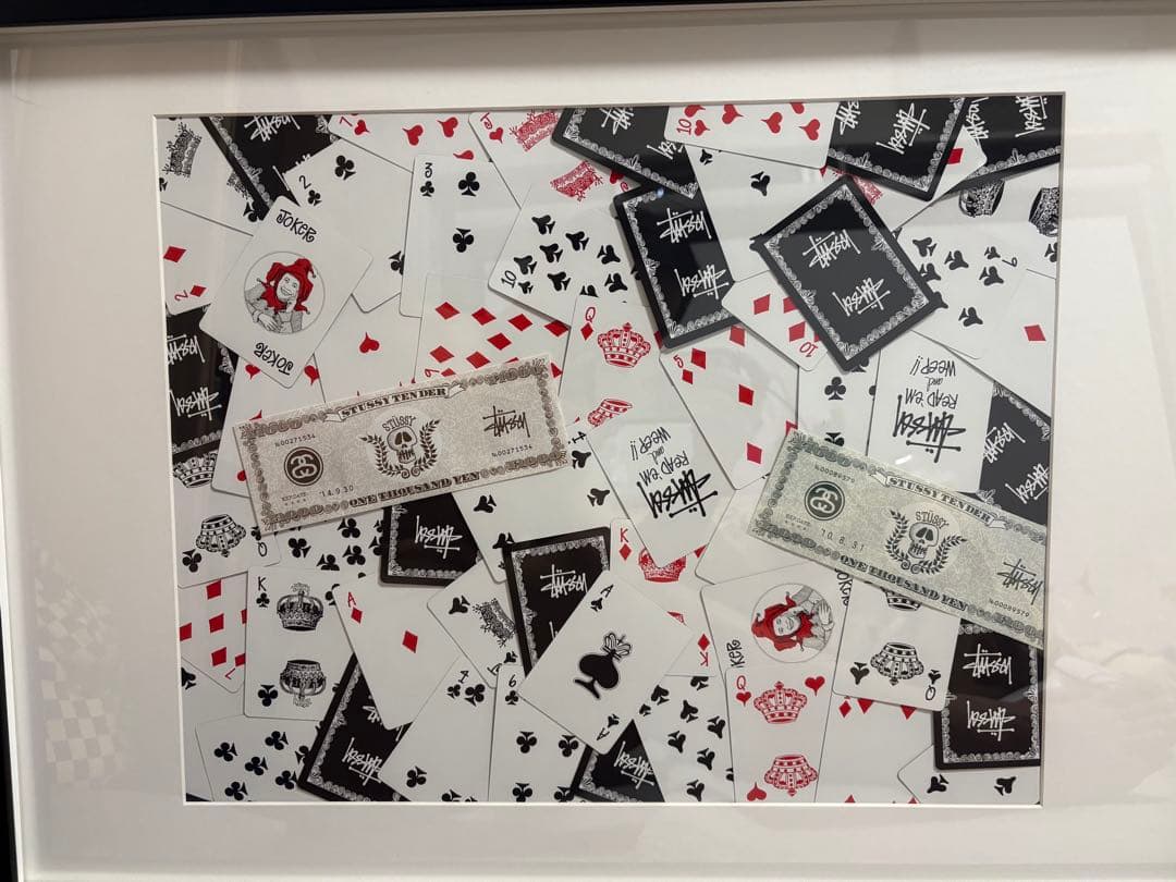 stussy トランプ　アート ☆入手困難☆Stussy Playing Cards Black (STUSSY/ホビー・カルチャー