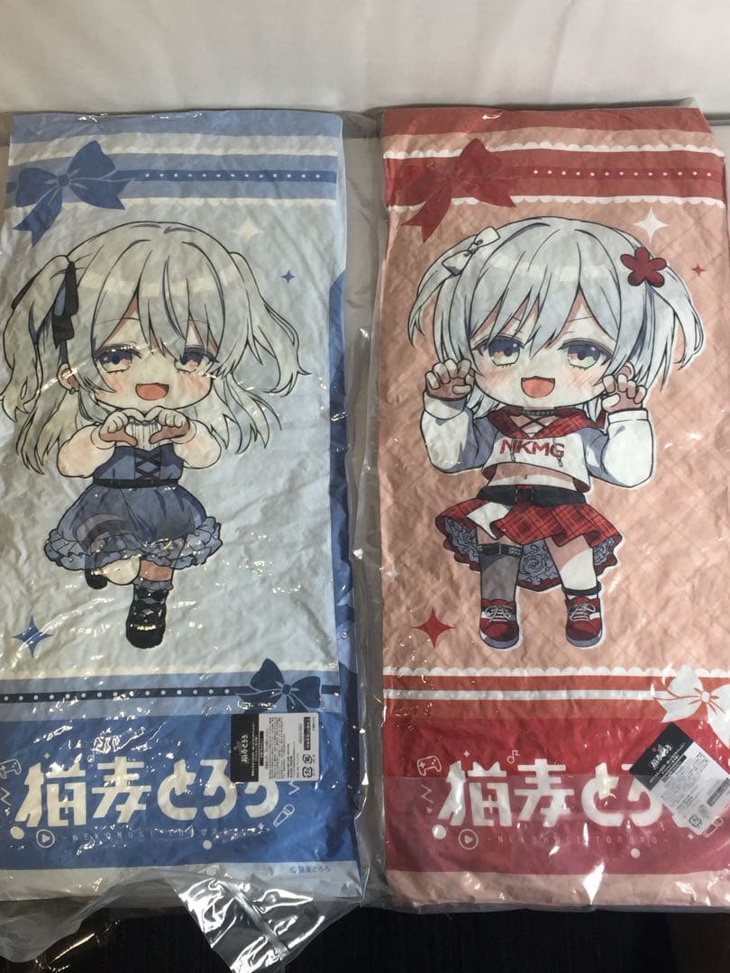 C-389未開封 猫麦とろろ 17点セット アクリル 缶 クッション