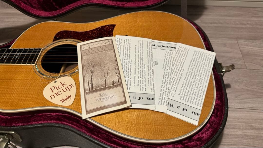 コブクロ 小渕健太郎さん愛用】Taylor 810 ピックアップ付き テイラー