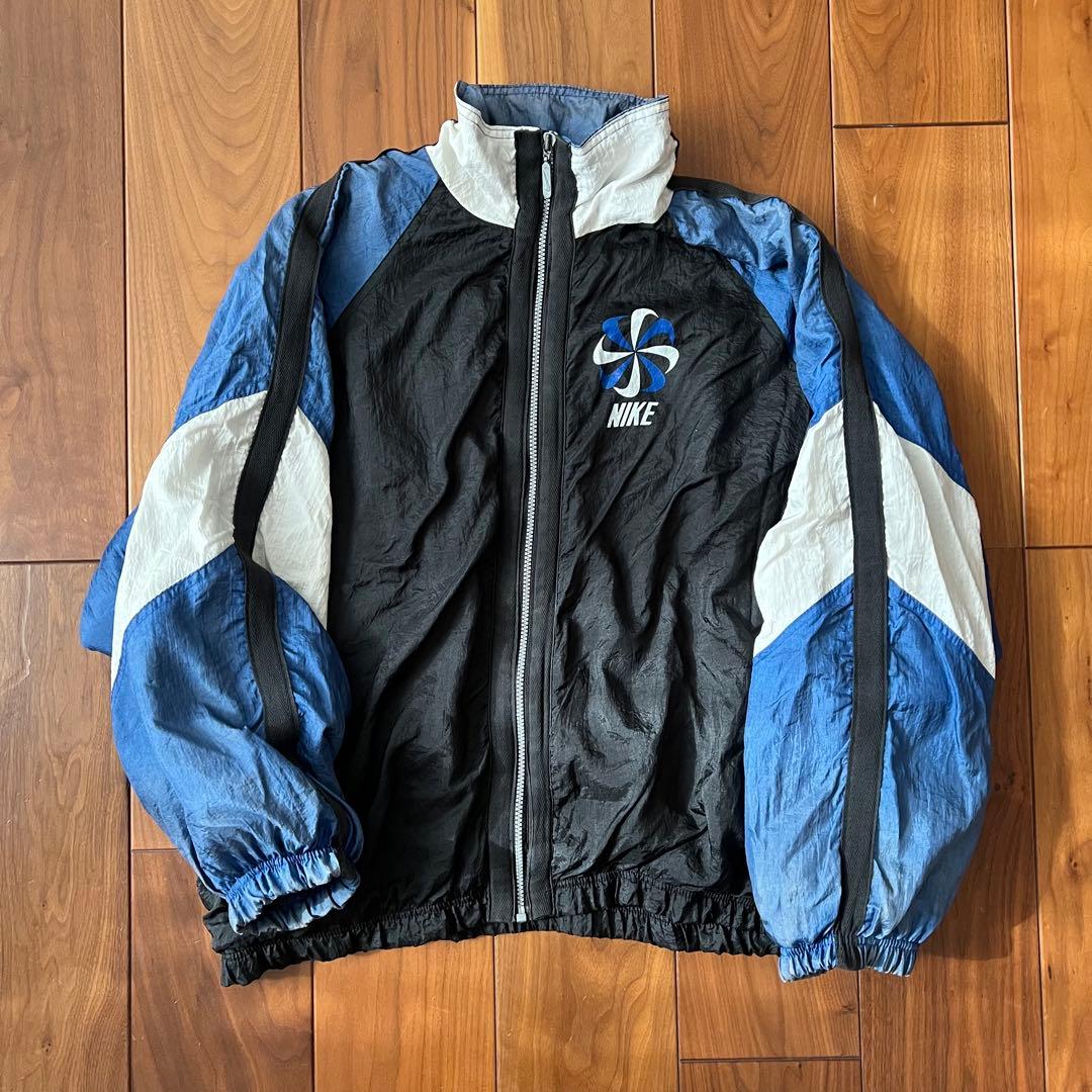 ビンテージ ナイキ 風車 ナイロン ジャケット L 古着 90s - メルカリ