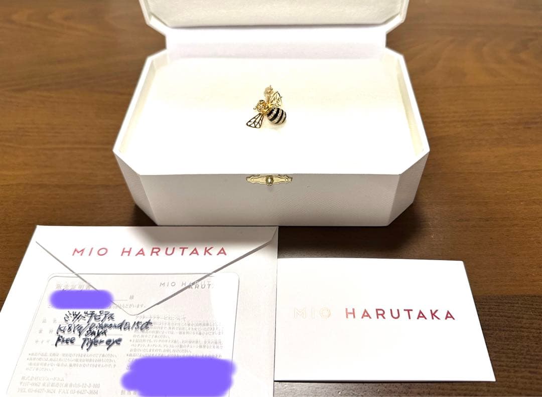 MIO HARUTAKA ミオハルタカ ミツバチピアス - メルカリ