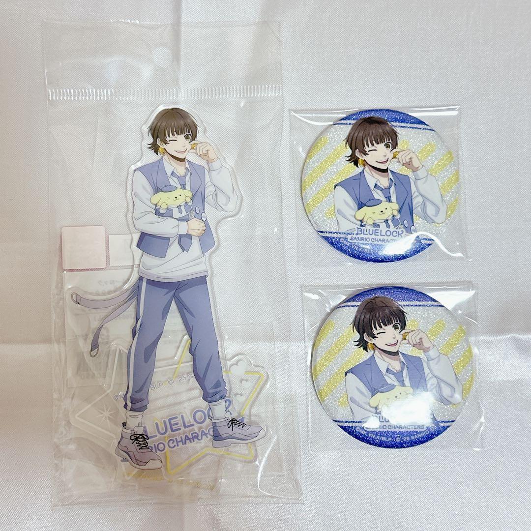 ♡ ブルーロック 蜂楽廻 サンリオ アクリルスタンド 缶バッジ - メルカリ