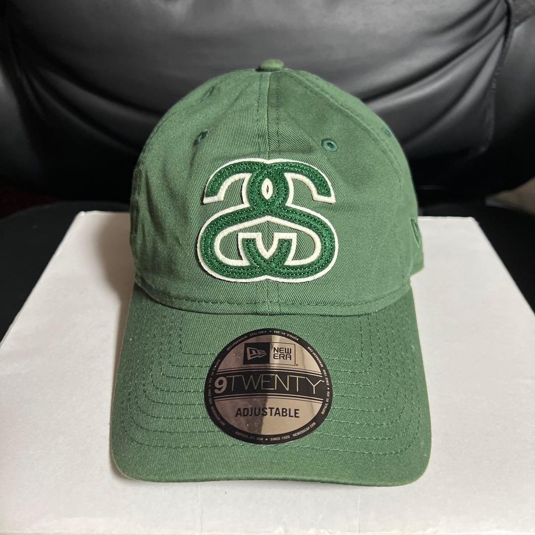 正規品 stussy✖️New Era 9TWENTY グリーンキャップ - メルカリ