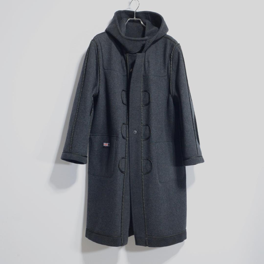 超極上品 ムーアブルック ダッフルコート ブロンプトン Hグレー 36