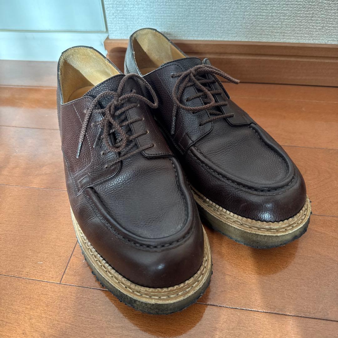 JMウエストン ユージンゴルフ クレープソール #924 サイズ7 カフェ 茶