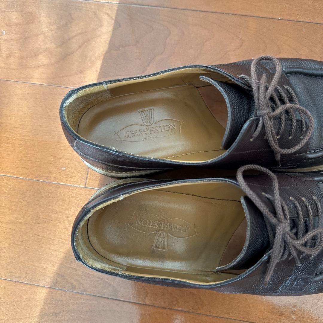 JMウエストン ユージンゴルフ クレープソール #924 サイズ7 カフェ 茶