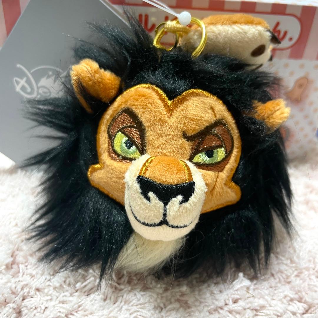 ライオンキング スカー ぬいぐるみキーチェーン 猫の日 ディズニー