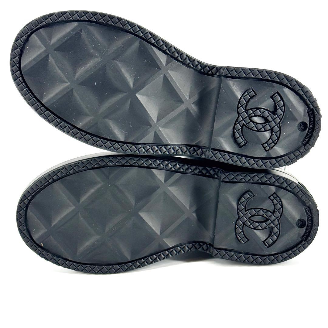 新品同様 CHANEL シャネル レインブーツ 37 ジェニー着用 長靴 - メルカリ