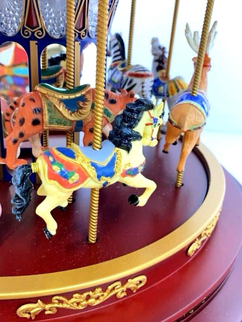 希少！Mr.Christmas カルーセル メリーゴーランド デラックスタイプ