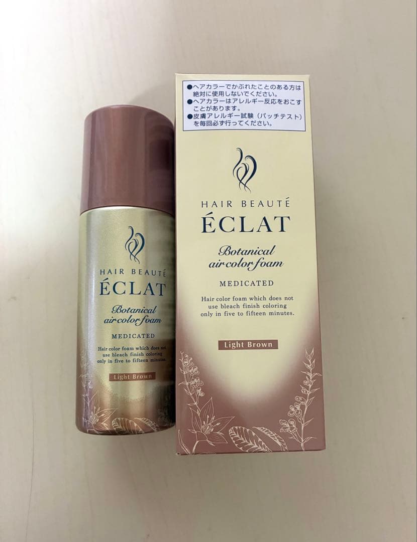 ヘアボーテエクラ ボタニカルエアカラーフォームEX ライトブラウン 80g