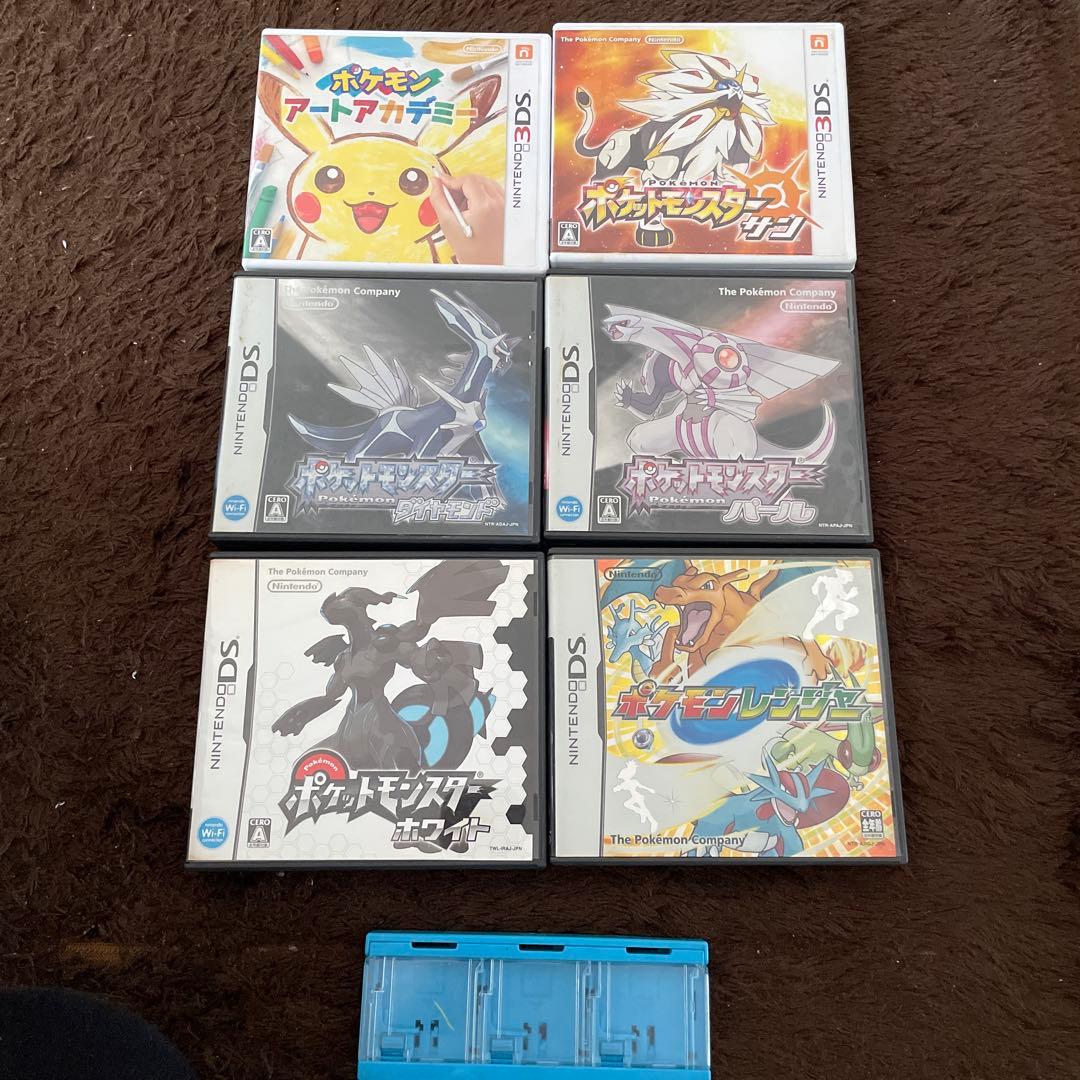 ポケモン3DSソフト2点DSソフト4点ソフトケース - メルカリ