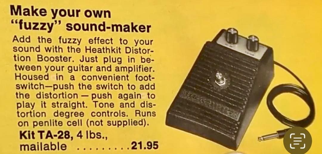 wah2 【1.5V FUZZ】ヒースキットTA28クローン【レア】お正月特価！