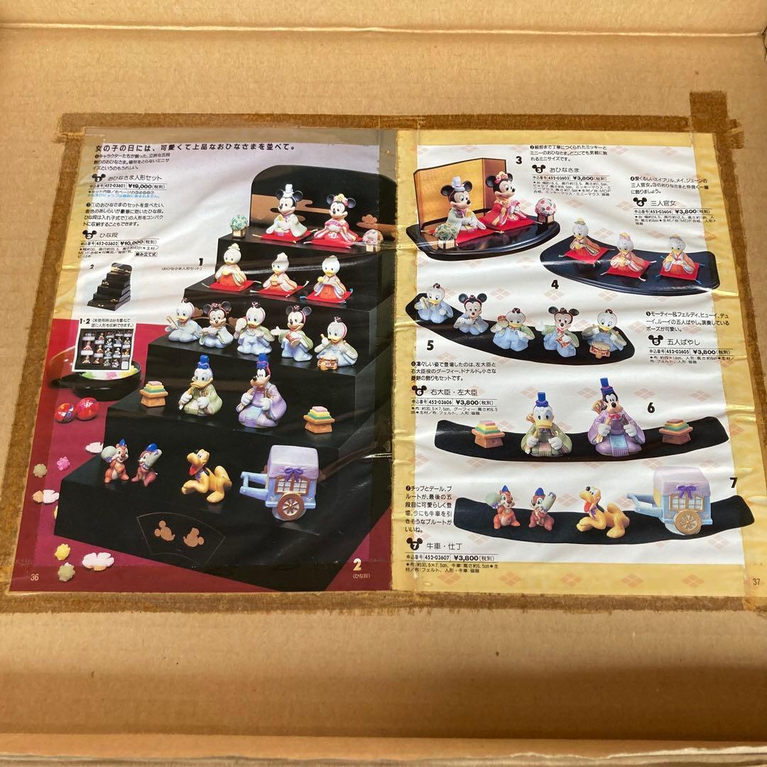 希少・美品】ディズニー 雛人形 五段飾り ガラスケース、箱付き - メルカリ