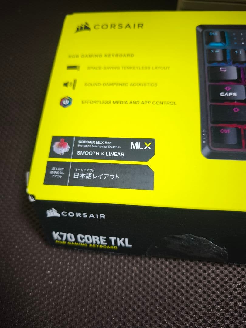 Corsair K70 CORE TKL 日本語レイアウト - メルカリ