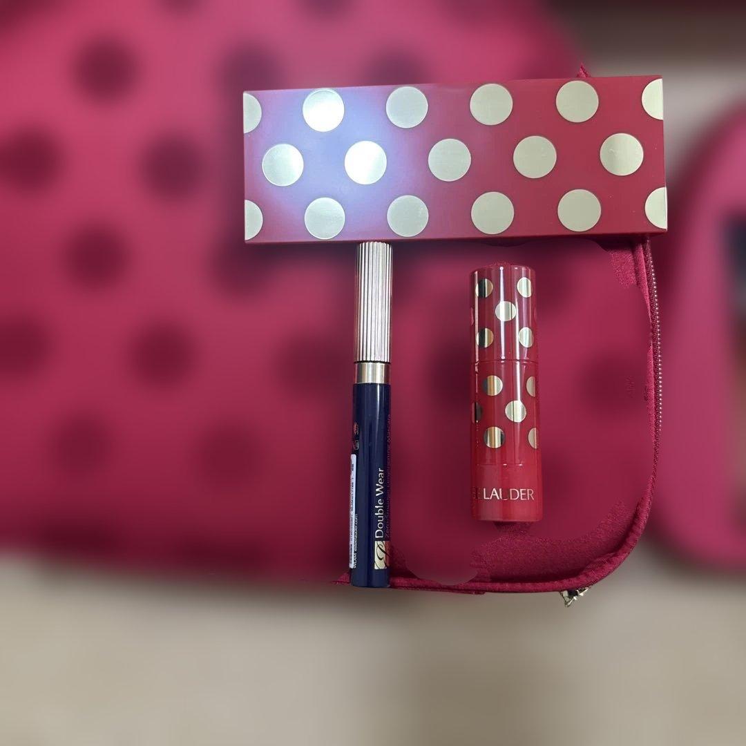 リップ2本なし 新品 エスティローダー メークアップ2025クリスマス