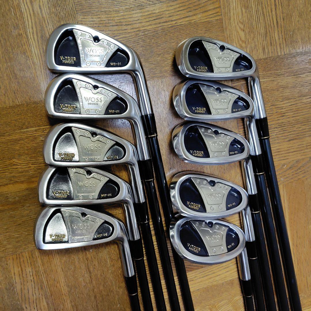 WOSS WO-01 V-TOUR FORGED アイアン10本 ジャンボ尾崎 - メルカリ