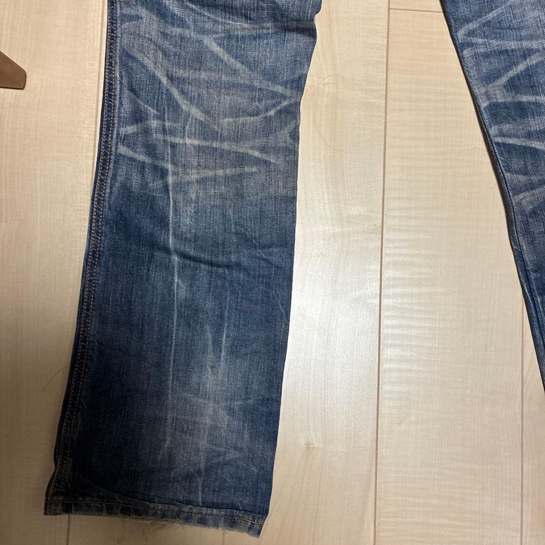 swagストレートデニム スケーター true religion似 - メルカリ