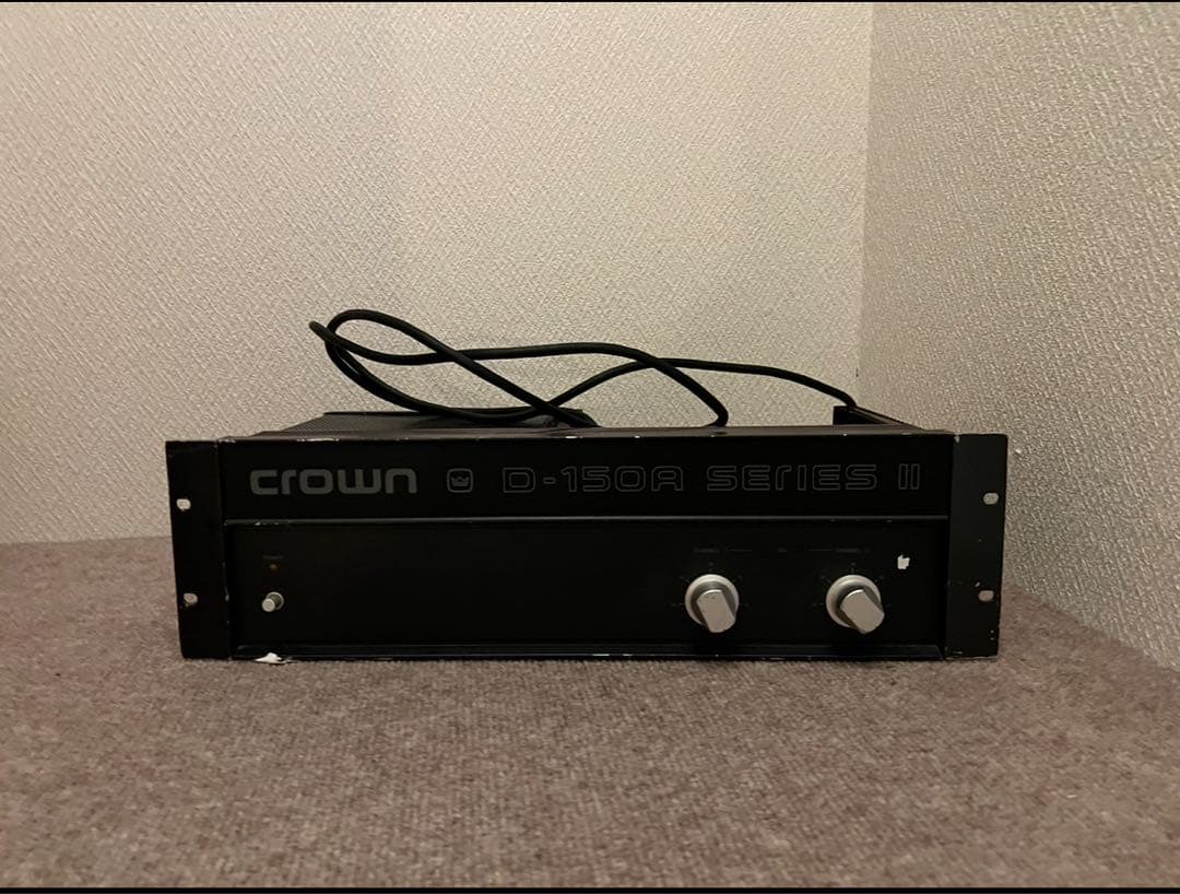 Crown D-150A Series II パワーアンプ　Amcron Crown D-150A Series II パワーアンプ Amcron - メルカリ