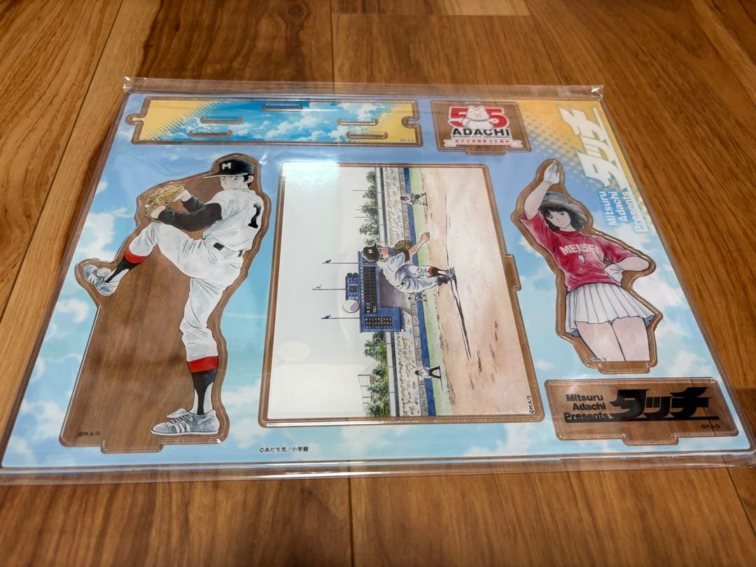 あだち充 画業55周年記念」アクリルジオラマスタンド（ラフ）｜郵便局