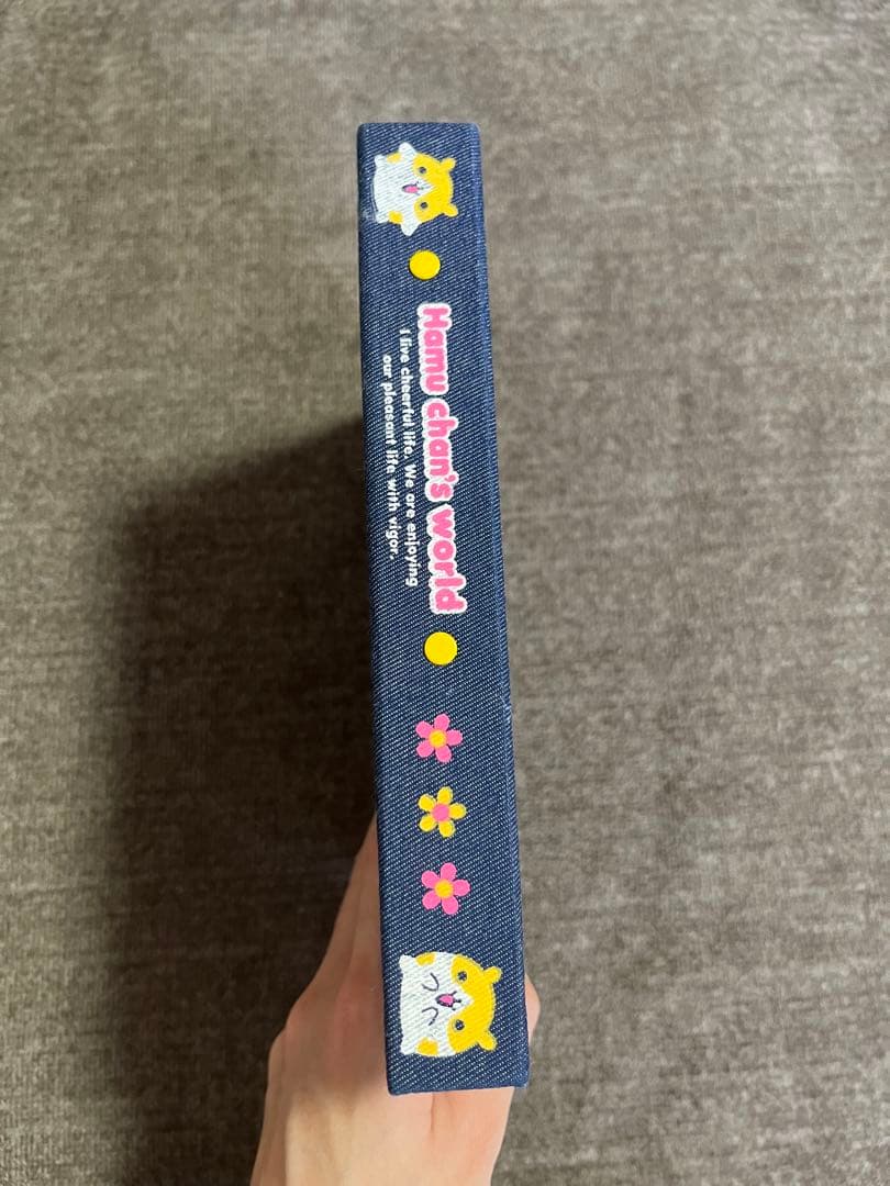 ハムちゃんずワールド CRUX プロフィール帳 6穴 デニム 平成レトロ