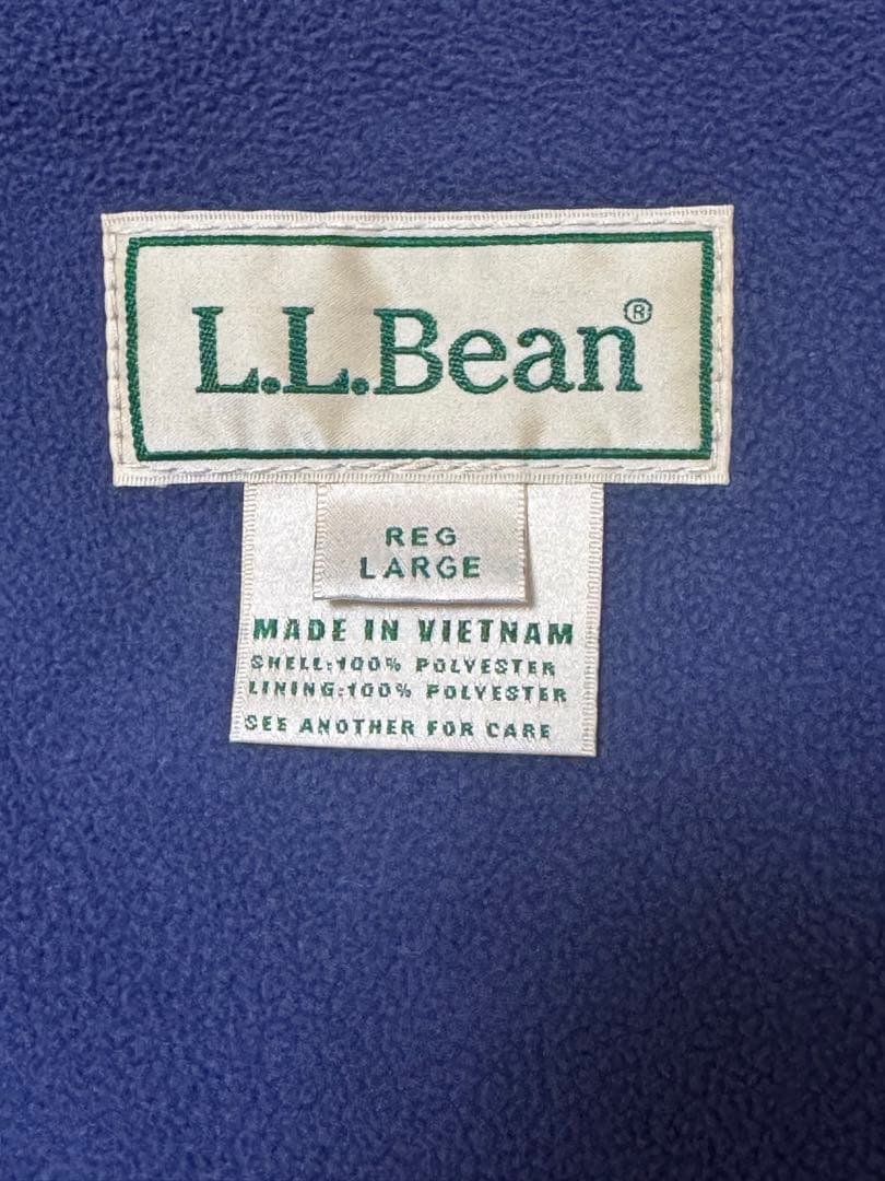 L.L.Bean ネイビー フリース ジャケット