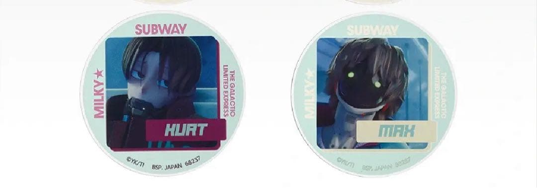 ミルキーサブウェイ 一番くじ 銀河特急 アクスタ マックス カート